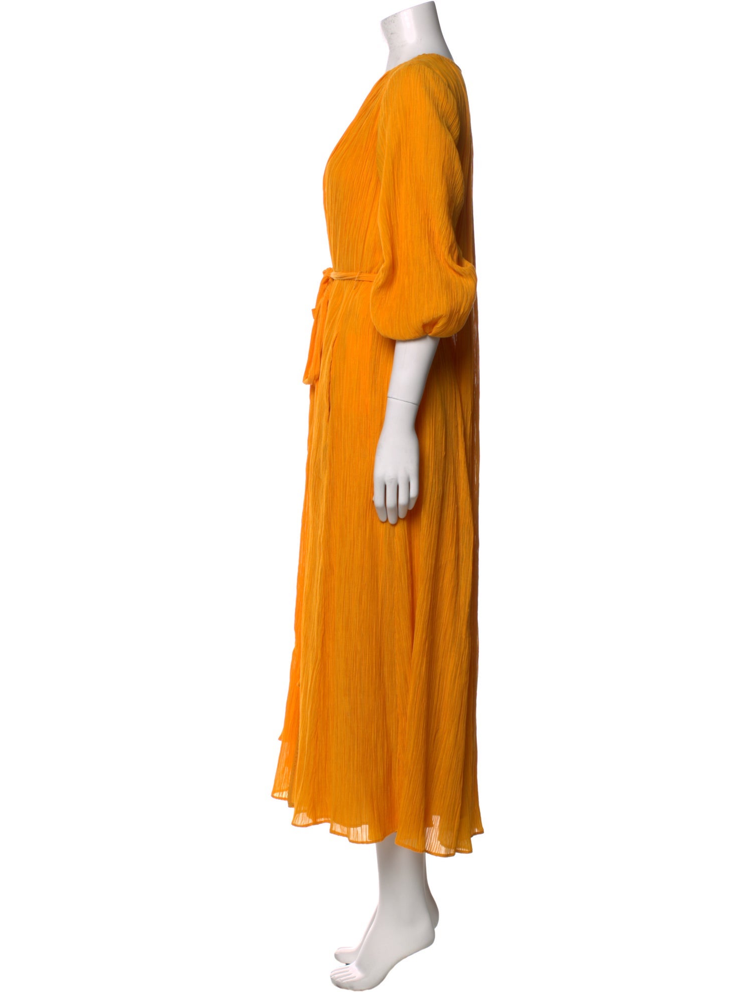 Gabriela Hearst V-Neck Long Dress