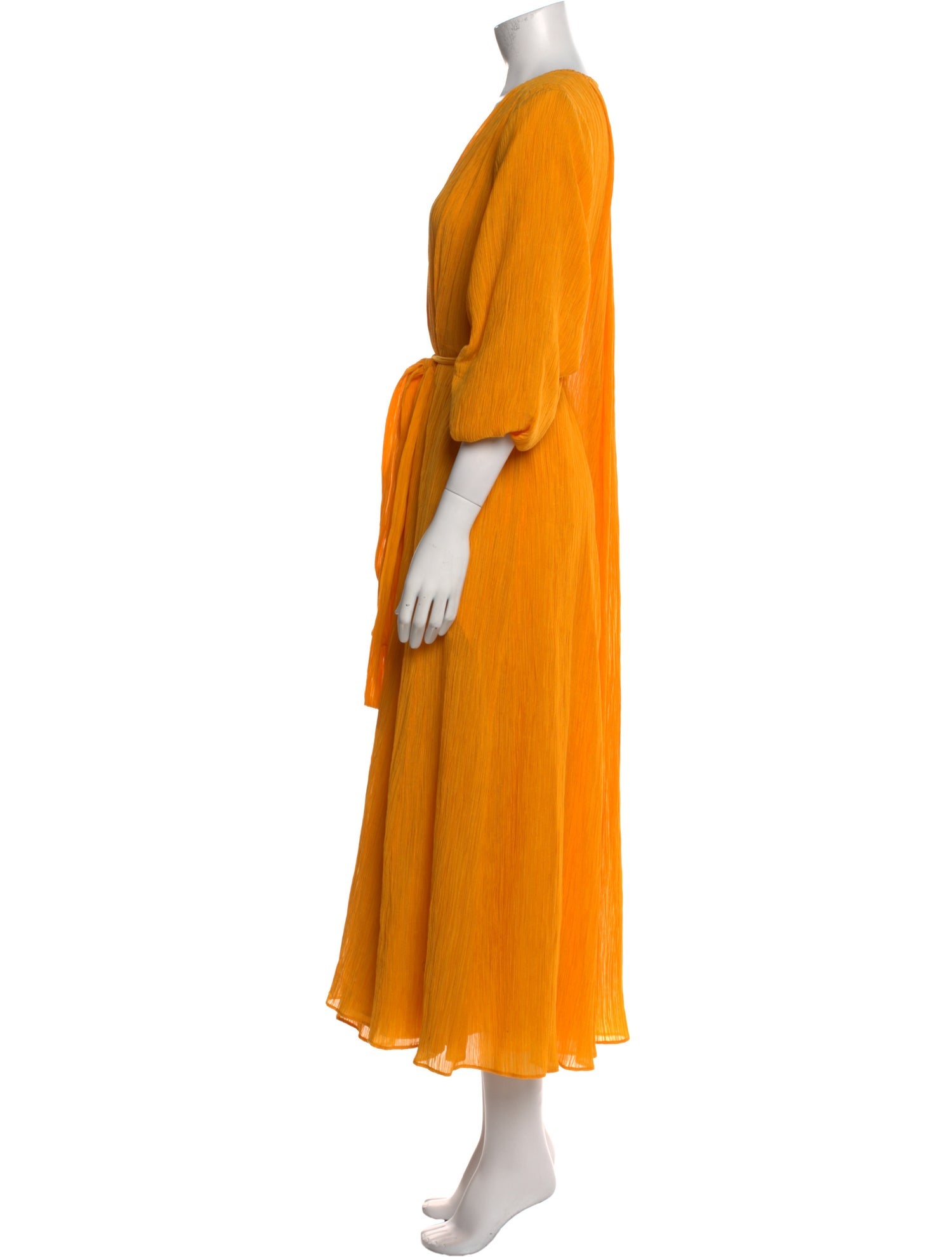 Gabriela Hearst V-Neck Long Dress