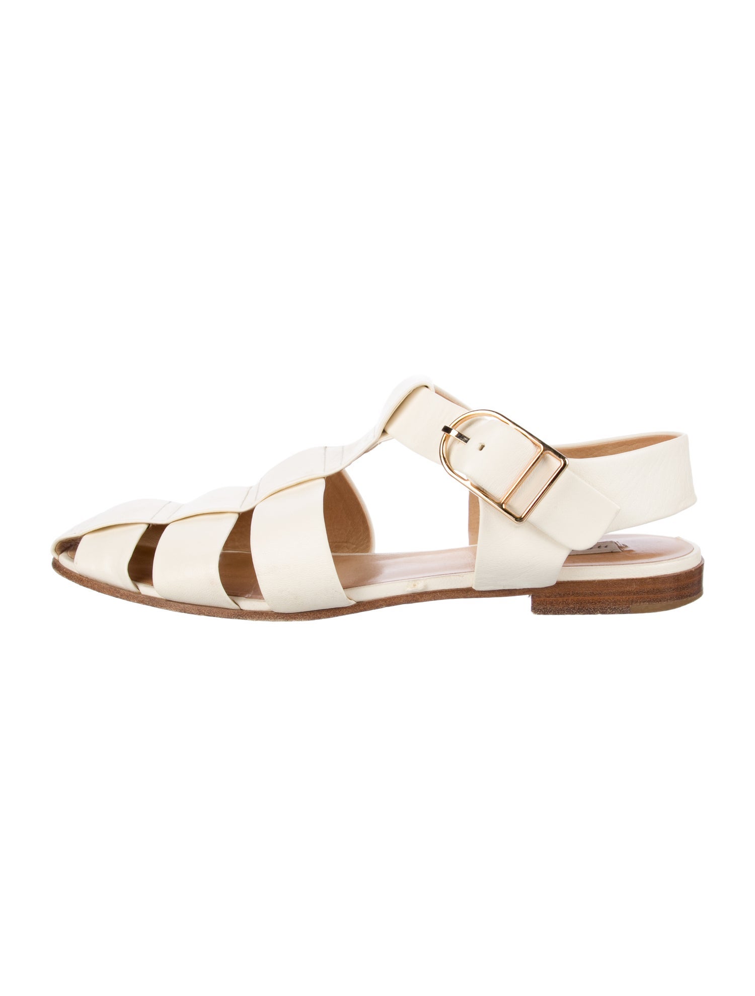 Gabriela Hearst Leather Gladiator Sandals