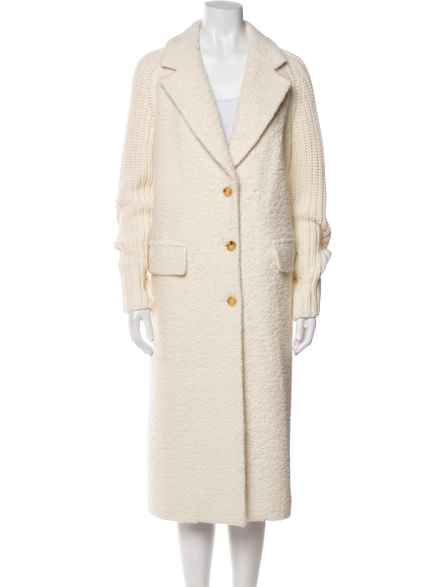 Gabriela Hearst Alpaca Faux Fur Coat w/ Tags