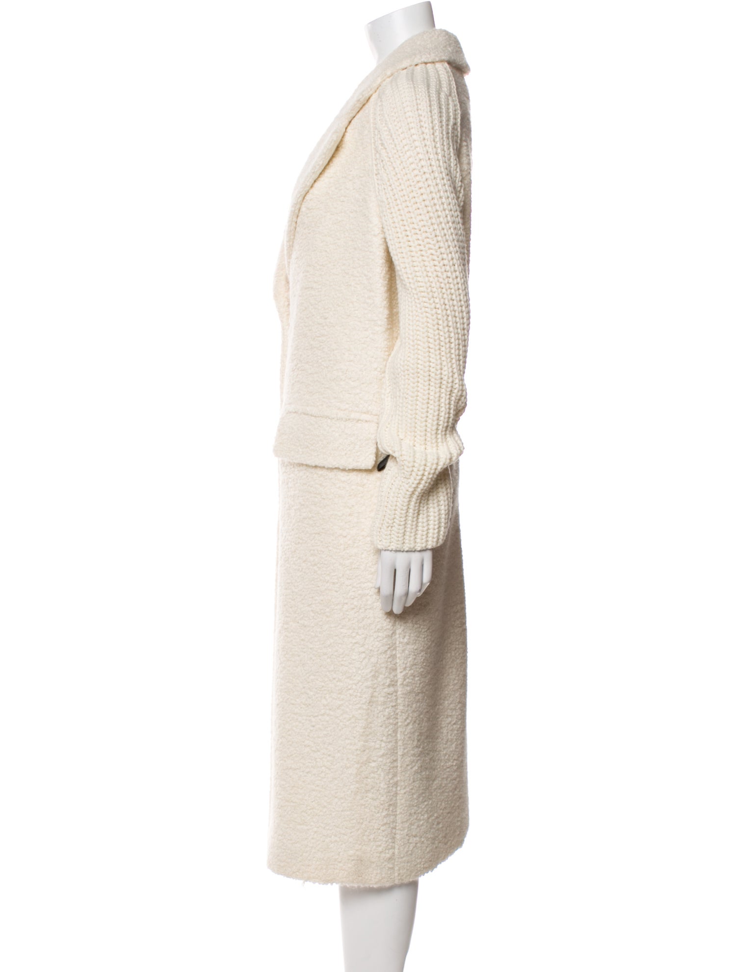 Gabriela Hearst Alpaca Faux Fur Coat w/ Tags