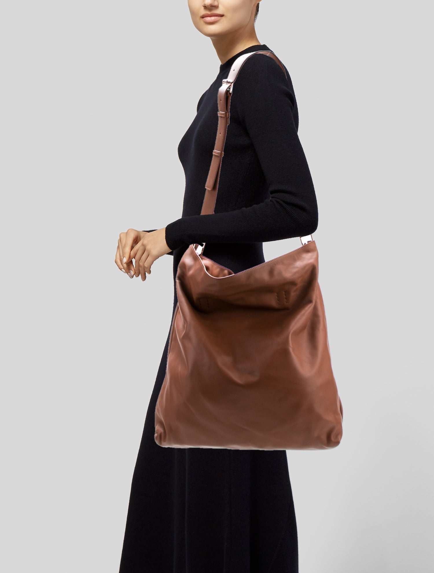 Gabriela Hearst Leather Bucket Bag