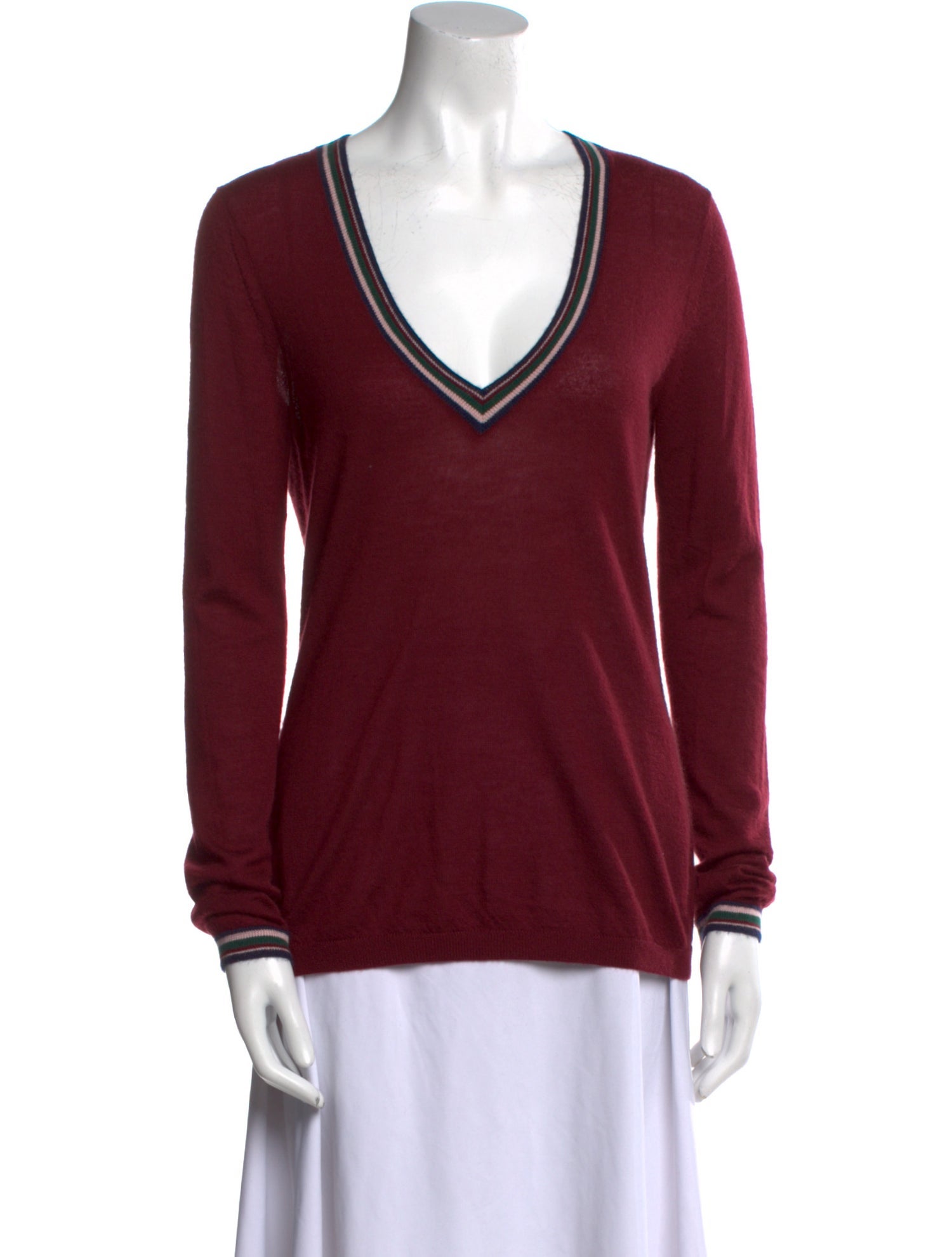 Gabriela Hearst Cashmere V-Neck Top