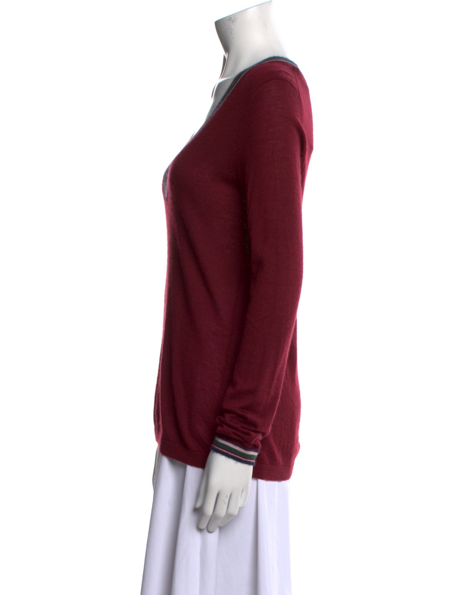 Gabriela Hearst Cashmere V-Neck Top