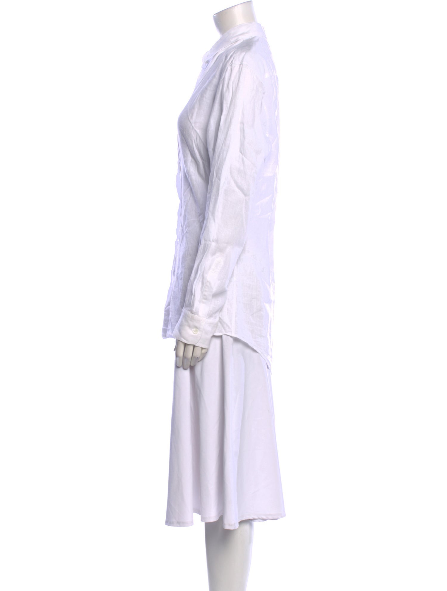 Gabriela Hearst Linen Long Sleeve Tunic