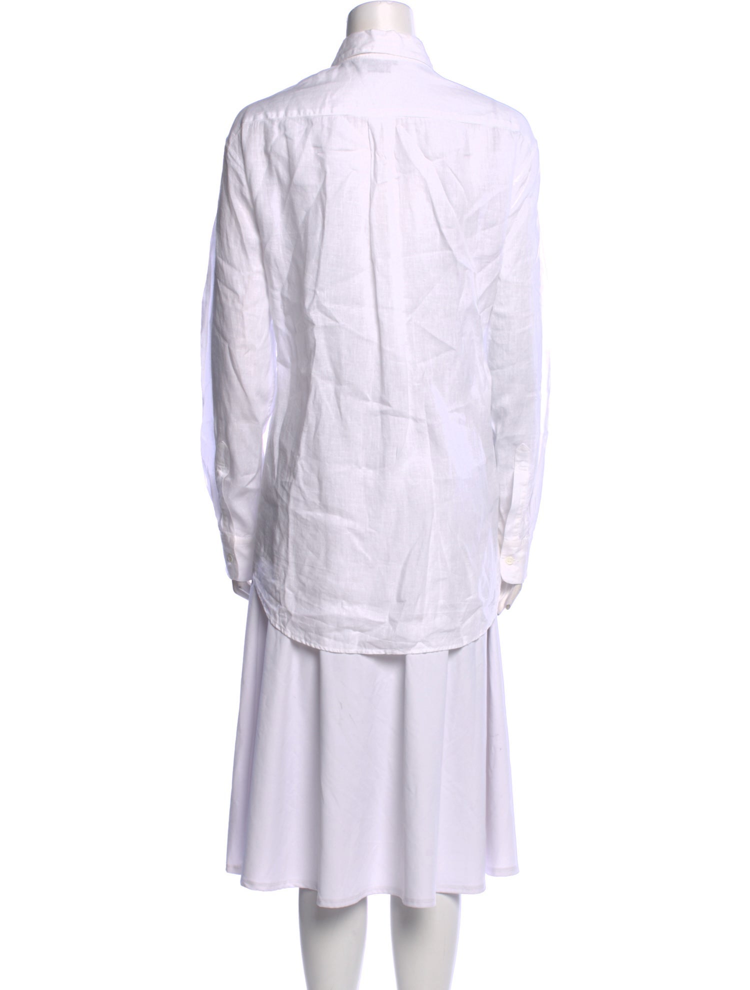 Gabriela Hearst Linen Long Sleeve Tunic
