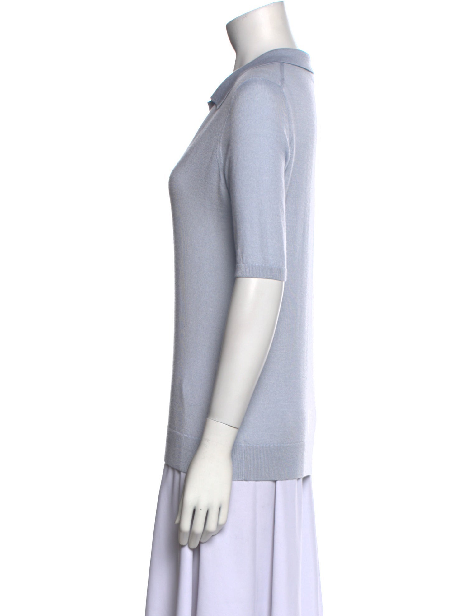 Gabriela Hearst Wool V-Neck Polo