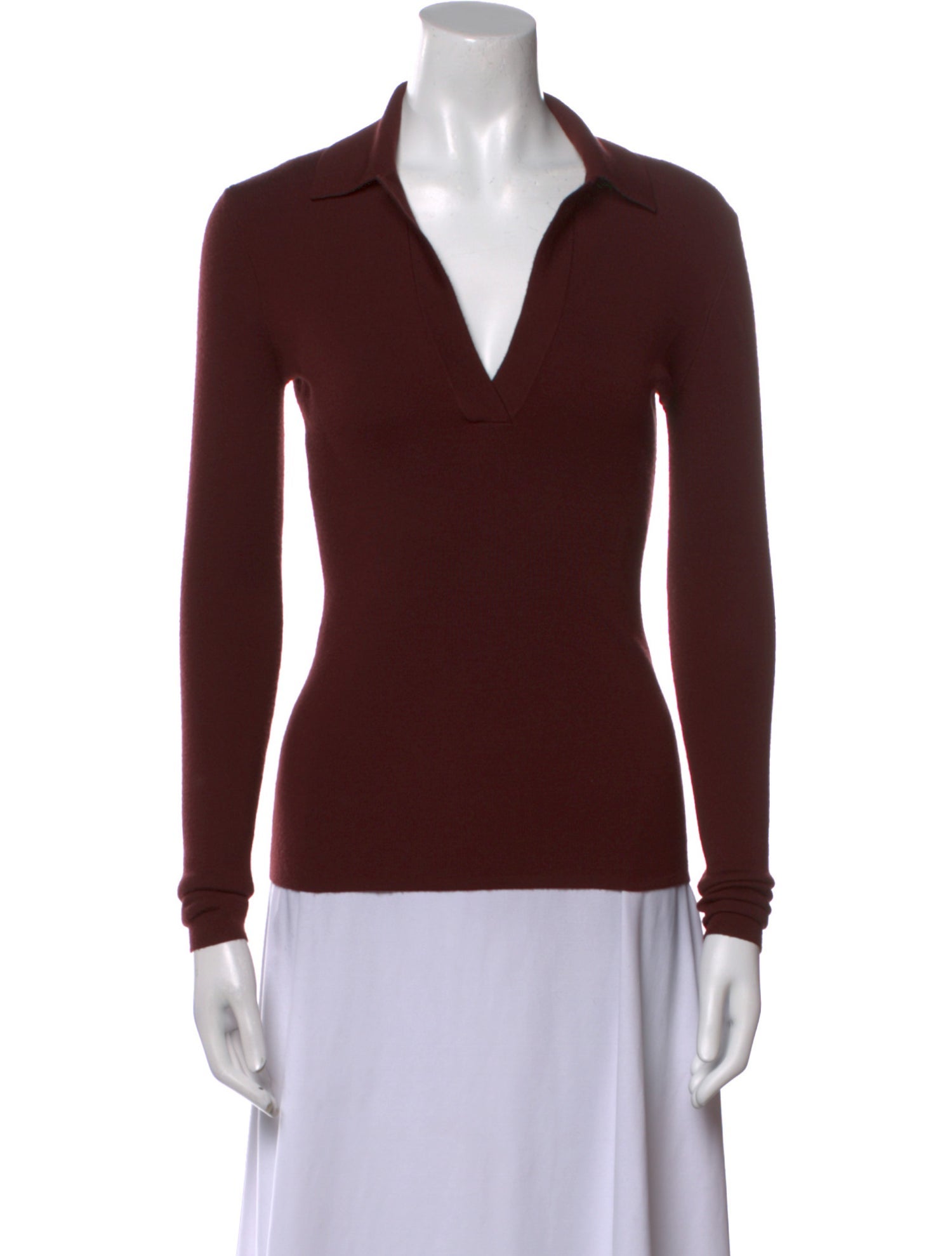 Gabriela Hearst Cashmere V-Neck Top
