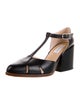 Gabriela Hearst Leather T-Strap Pumps