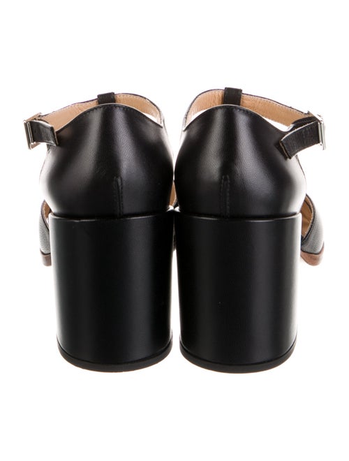 Gabriela Hearst Leather T-Strap Pumps