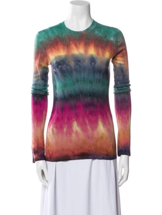 Gabriela Hearst Cashmere Tie-Dye Print Tunic