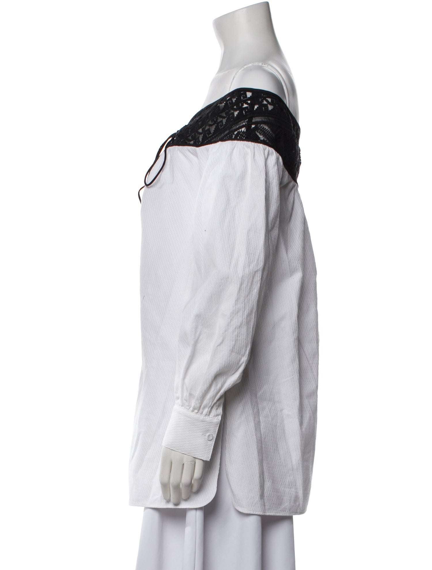 Gabriela Hearst Off-The-Shoulder Long Sleeve Tunic