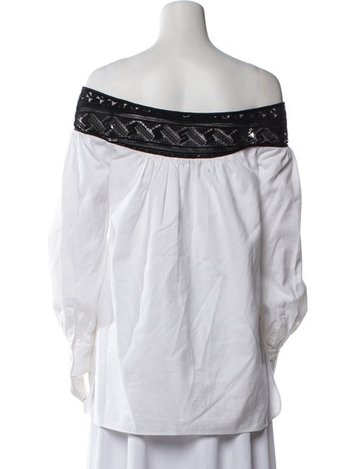 Gabriela Hearst Off-The-Shoulder Long Sleeve Tunic