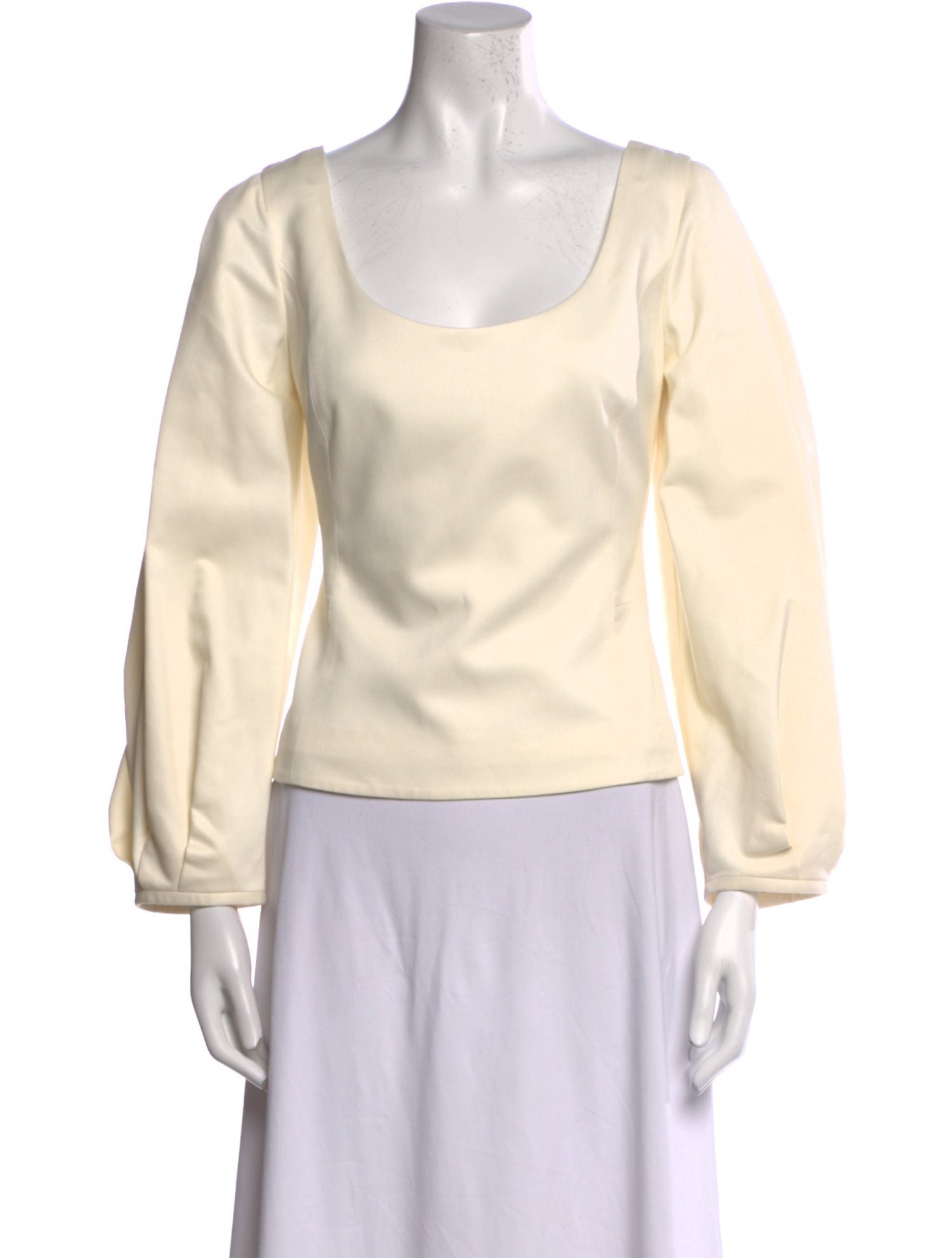 Gabriela Hearst Silk Scoop Neck Top