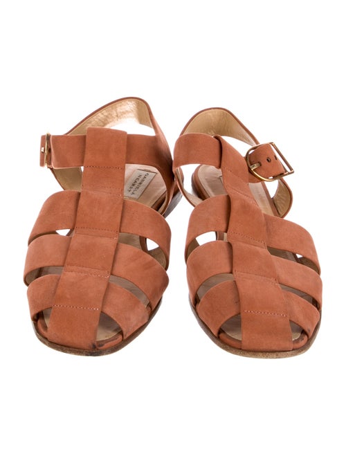 Gabriela Hearst Suede Gladiator Sandals