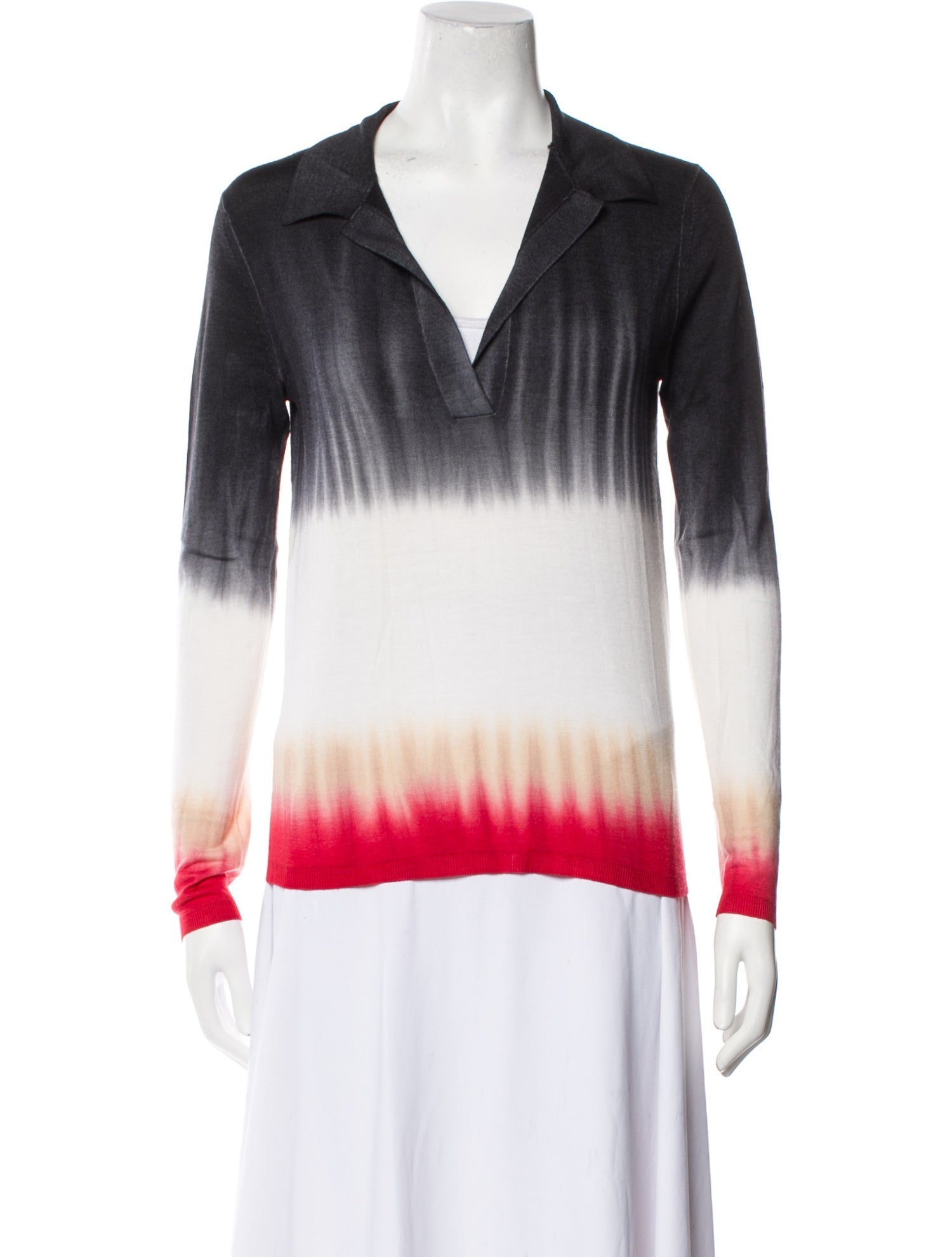 Gabriela Hearst Cashmere Tie-Dye Print Sweater