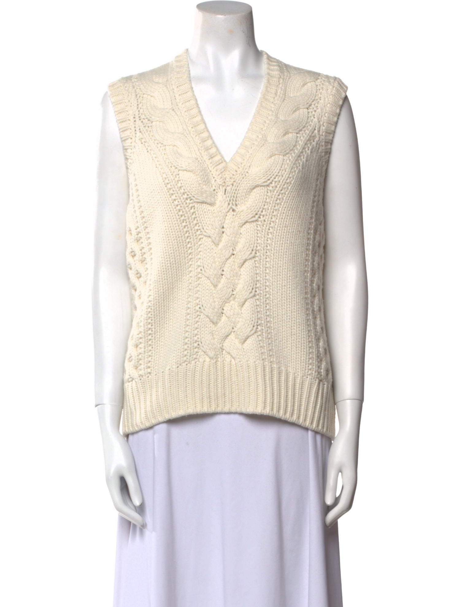 Gabriela Hearst Cashmere V-Neck Top