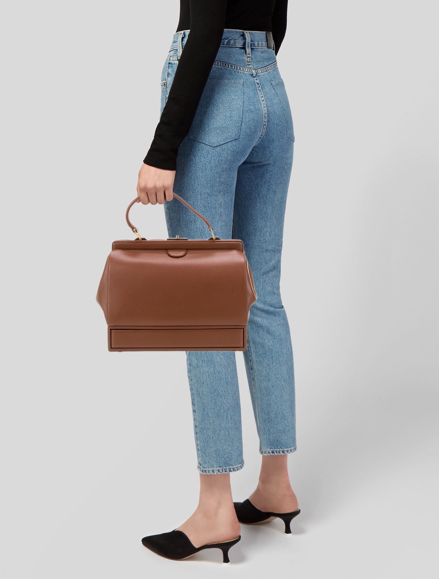 Gabriela Hearst Leather Top Handle Bag