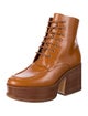 Gabriela Hearst Leather Lace-Up Boots