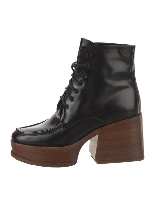 Gabriela Hearst Leather Lace-Up Boots