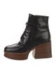 Gabriela Hearst Leather Lace-Up Boots