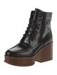 Gabriela Hearst Leather Lace-Up Boots