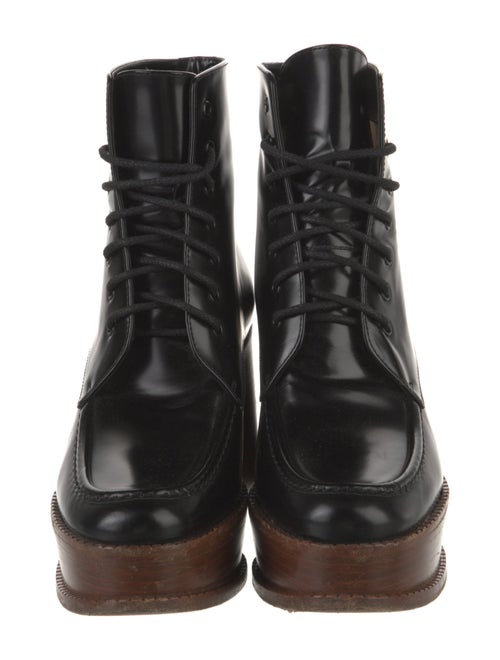 Gabriela Hearst Leather Lace-Up Boots