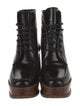 Gabriela Hearst Leather Lace-Up Boots