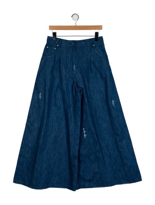 Gabriela Hearst High-Rise Wide Leg Jeans