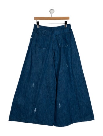 Gabriela Hearst High-Rise Wide Leg Jeans