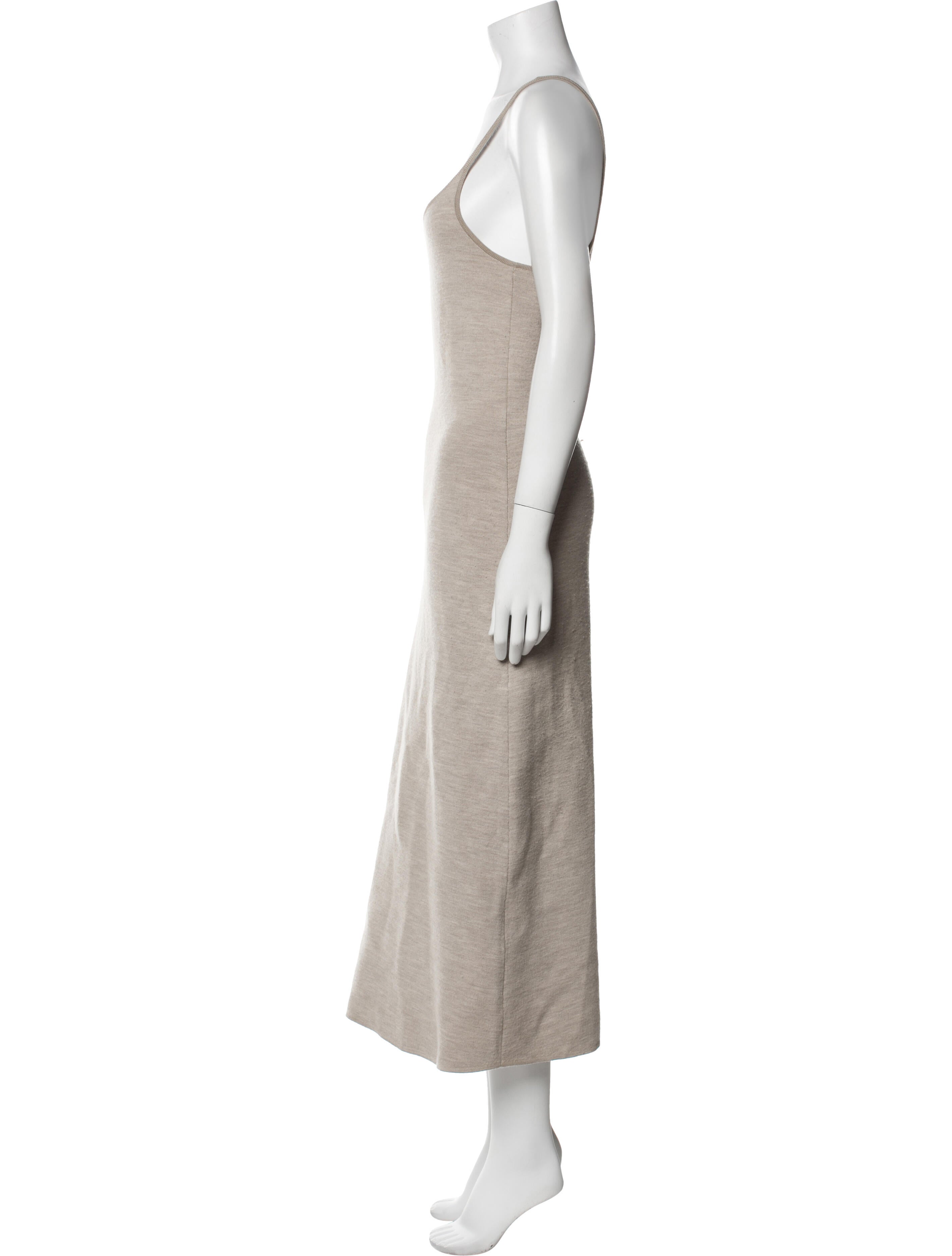 Gabriela Hearst Scoop Neck Long Dress