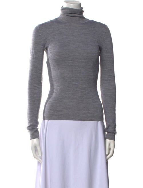 Gabriela Hearst Wool Turtleneck Top