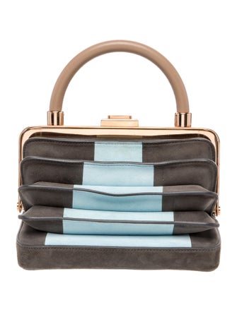 Gabriela Hearst Suede Top Handle Bag