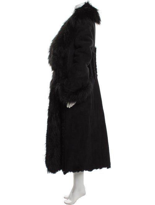 Gabriela Hearst Lamb Leather Faux Fur Coat