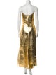 Gabriela Hearst Lamb Leather Long Dress