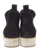 Gabriela Hearst Suede Fur Trim Chelsea Boots