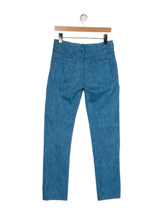 Gabriela Hearst Mid-Rise Straight Leg Jeans