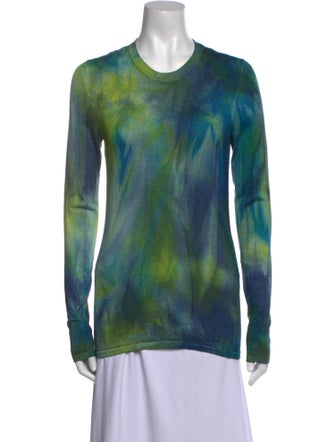 Gabriela Hearst Cashmere Tie-Dye Print Sweater