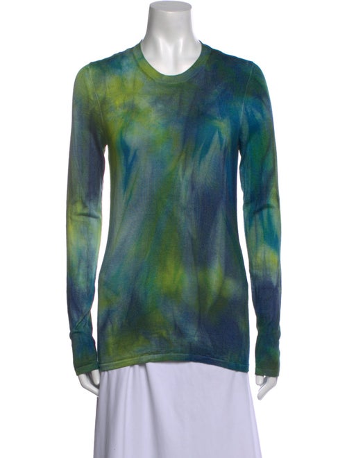 Gabriela Hearst Cashmere Tie-Dye Print Sweater