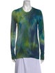 Gabriela Hearst Cashmere Tie-Dye Print Sweater