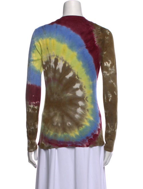 Gabriela Hearst Tie-Dye Print Crew Neck Sweater