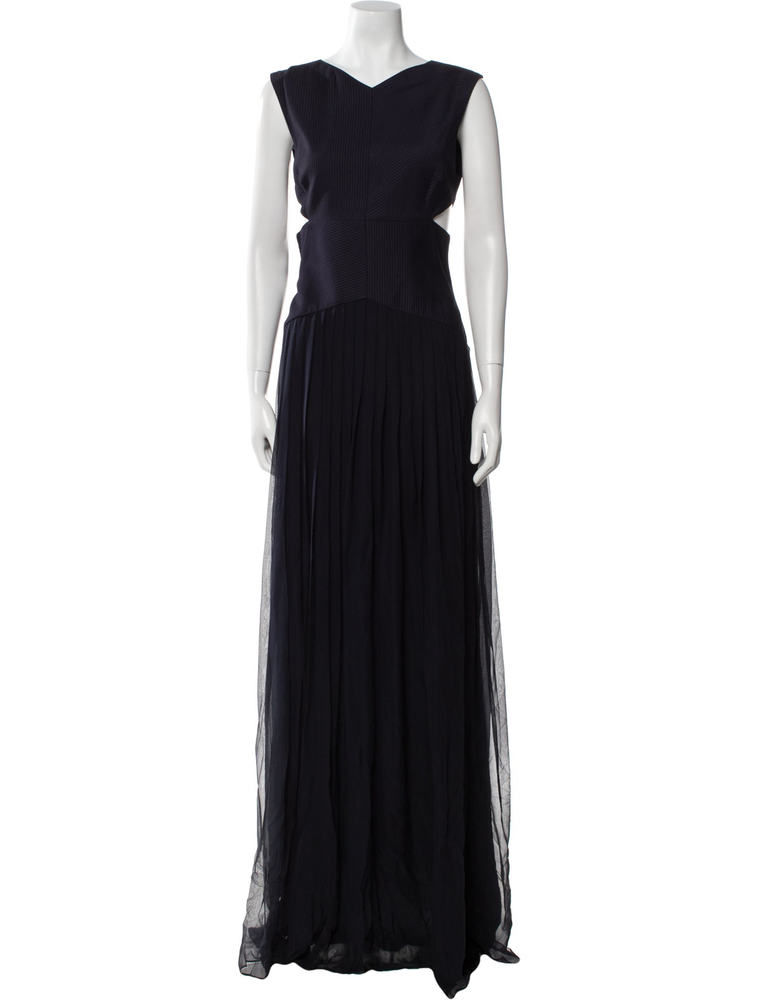 Gabriela Hearst V-Neck Long Dress