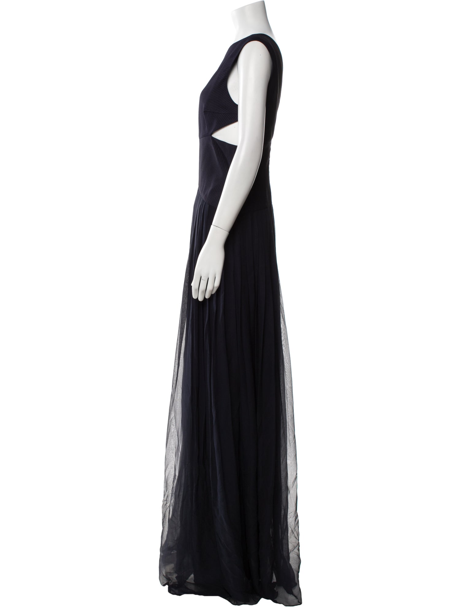 Gabriela Hearst V-Neck Long Dress