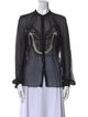 Gabriela Hearst Silk Crew Neck Blouse