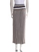Gabriela Hearst Virgin Wool Midi Length Skirt