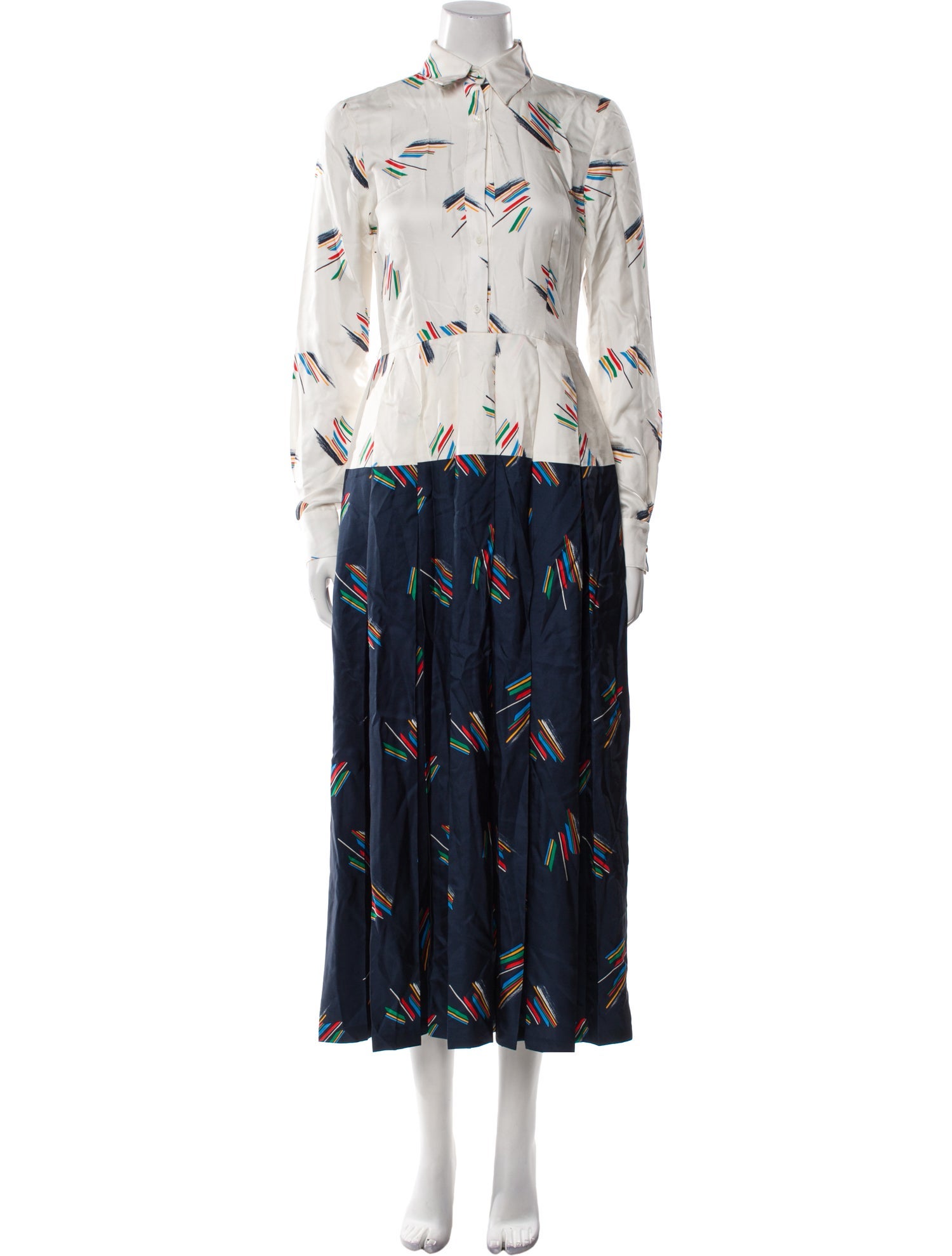 Gabriela Hearst Floral Print Long Dress