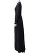 Gabriela Hearst V-Neck Long Dress