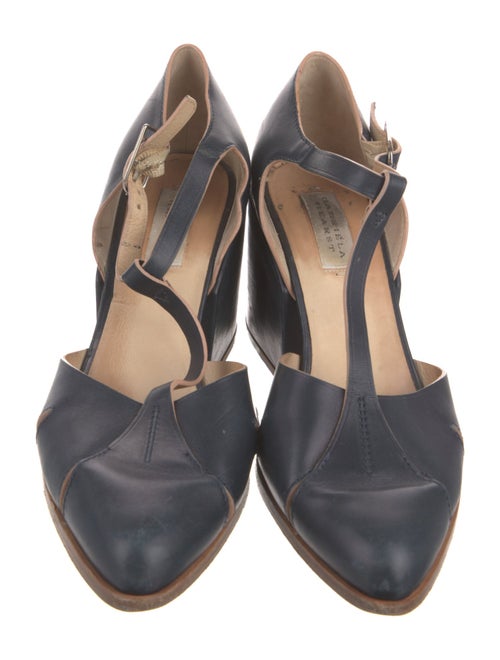 Gabriela Hearst Leather T-Strap Pumps