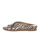 Gabriela Hearst Ponyhair Animal Print Slides