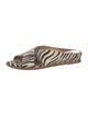 Gabriela Hearst Ponyhair Animal Print Slides